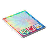 Bloc-note Paix, Amour, Abeilles (Incliné)