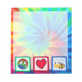 Bloc-note Paix, Amour, Abeilles (Devant)