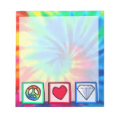 Bloc-note Paix, amour, diamants (Devant)