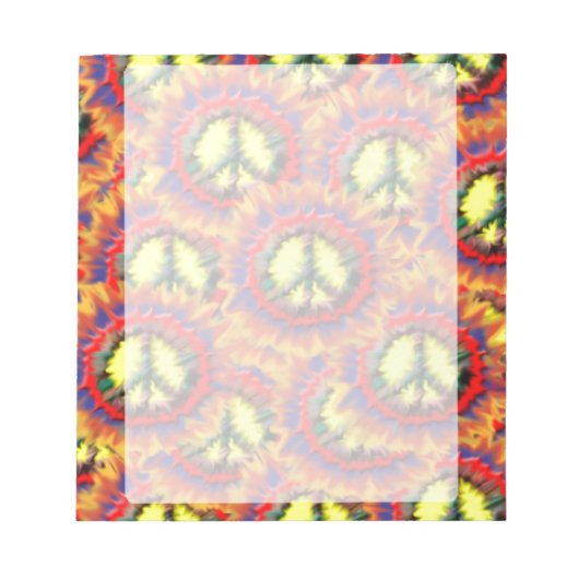 Bloc-note Paix colorée (Devant)