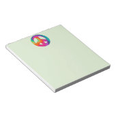 Bloc-note Paix psychédélique (Incliné)