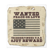 Bloc-note Paix Recherchée (Devant)