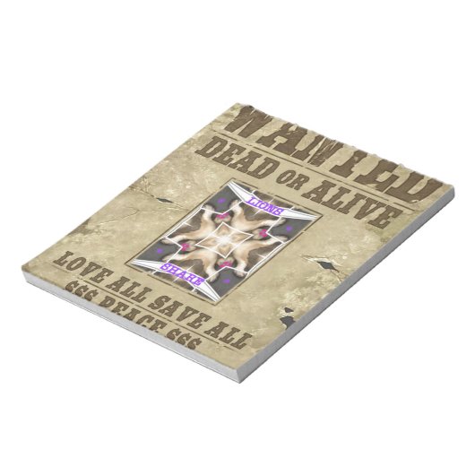 Bloc-note Paix Recherchée (Tourné)