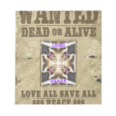 Bloc-note Paix Recherchée (Devant)