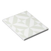 Bloc-note Pale Gray Geometric Deco Cube Pattern (Incliné)