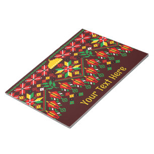 Bloc-note Palestine Tatreez Broderie traditionnelle