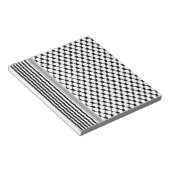 Bloc-note Palestinienne Hatta Keffiyeh Kufiya Folk (2 Motifs (Incliné)