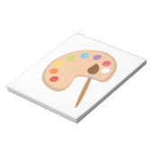 Bloc-note Palette de peinture (Tourné)