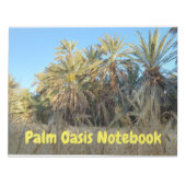 Bloc-note Palm trees oasis notebook (Devant)