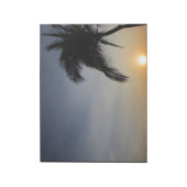 Bloc-note palmier couché de soleil (Tourné)