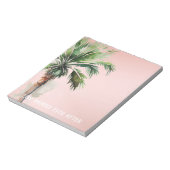 Bloc-note Palmier Tropical Rose-Brut (Tourné)