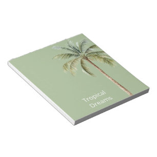 Bloc-note Palmier Tropical Vert