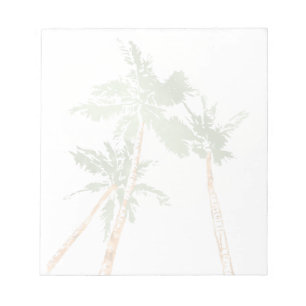 Bloc-note Palmiers Tropicaux Hawaï Superposition Transparent
