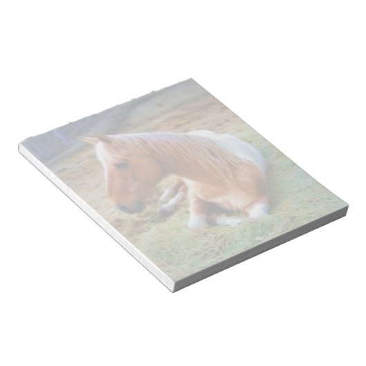 Bloc-note Palomino Pinto Cheval Repose d'oeuvres (Incliné)