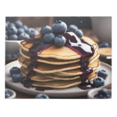 Bloc-note Pancakes aux bleuets (Devant)