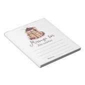 Bloc-note Pancakes Time Capsule Message (Incliné)