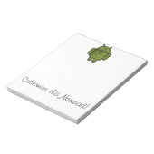 Bloc-note Pancho Doodle Character pour le robot Android™ (Tourné)