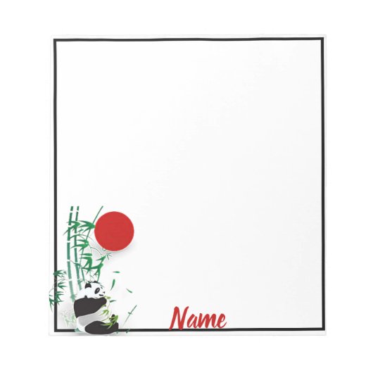 Bloc-note Panda   (Devant)