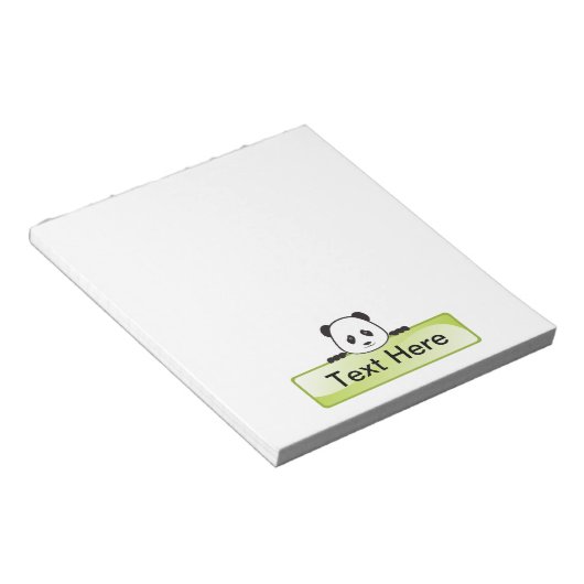 Bloc-note Panda Banner (Incliné)