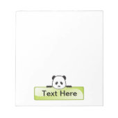 Bloc-note Panda Banner (Devant)