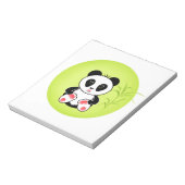 Bloc-note Panda, dessin animé, enfants (Tourné)