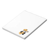 Bloc-note Panda drôle avec guitare (Tourné)