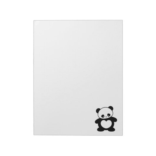 Bloc-note Panda Kawaii (Tourné)