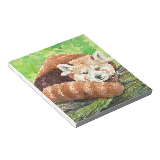 Bloc-note Panda rouge (Incliné)