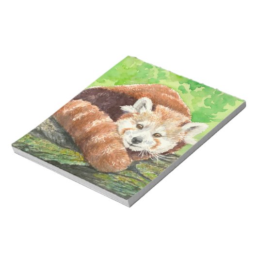 Bloc-note Panda rouge (Tourné)