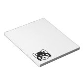 Bloc-note Panda rouge (Incliné)