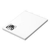 Bloc-note Panda rouge (Tourné)