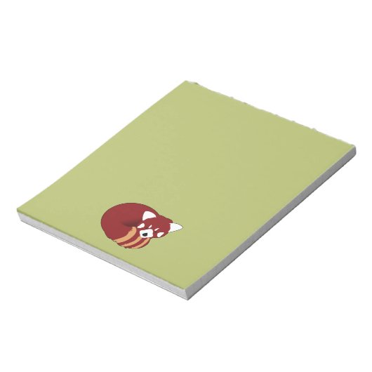 Bloc-note Panda rouge (Tourné)