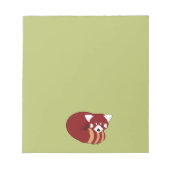 Bloc-note Panda rouge (Devant)
