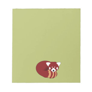 Bloc-note Panda rouge