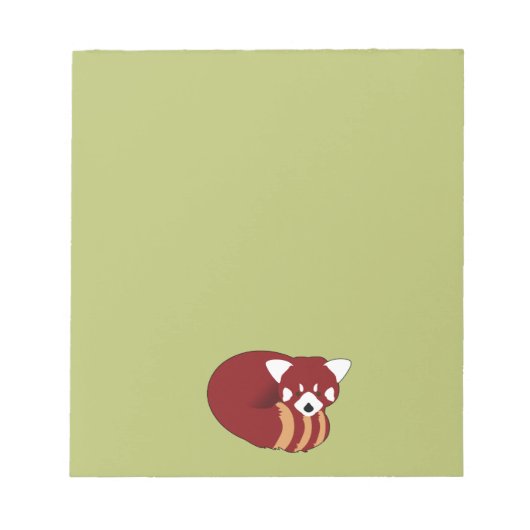Bloc-note Panda rouge (Devant)