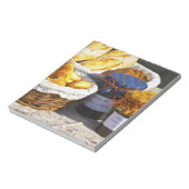 Bloc-note Panier avec croissants et pains au chocolat. (Tourné)