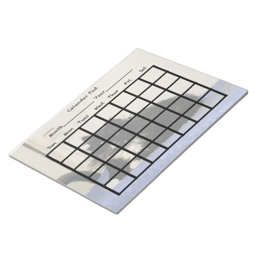 Bloc-note Panier Calendrier Cat (Incliné)