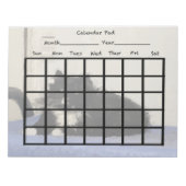 Bloc-note Panier Calendrier Cat (Devant)