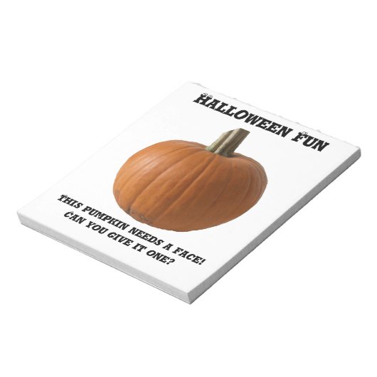 Bloc-note Panier d'activités Halloween amusant (Tourné)