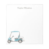 Bloc-note Panier de golf Watercolor (Devant)