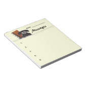 Bloc-note Panier de messages rétro (Incliné)