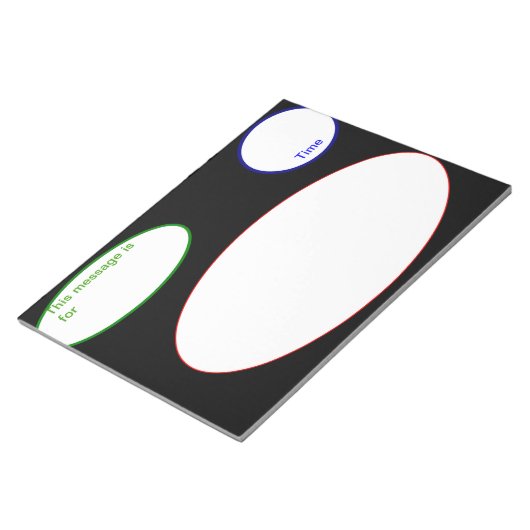 Bloc-note Panier de messages téléphoniques (Incliné)