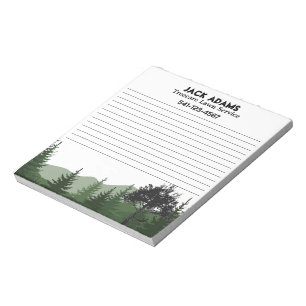 Bloc-note Panier de notes de service de pelouse Treecare
