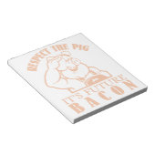 BLOC-NOTE PANNEAU DE NOTES PIG TO BACON (Incliné)
