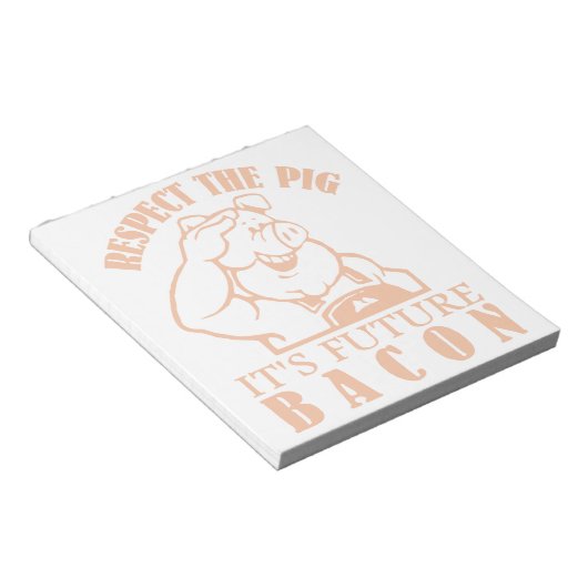BLOC-NOTE PANNEAU DE NOTES PIG TO BACON (Incliné)