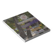 Bloc-note Panneau de signalisation Rum Point Grand Cayman (Incliné)