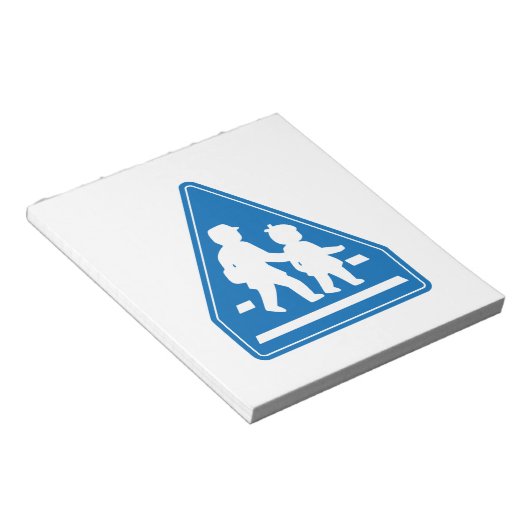Bloc-note Panneau de signalisation scolaire >> Japonais (Incliné)