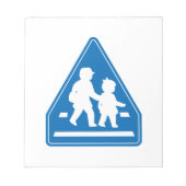 Bloc-note Panneau de signalisation scolaire >> Japonais (Devant)