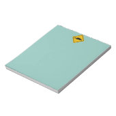 Bloc-note panneau routier (Tourné)