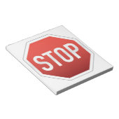Bloc-note panneau STOP (Incliné)
